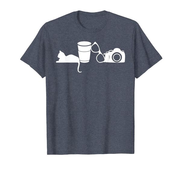 

Cat Coffee Glasses Camera Photograph Fun T shirt, Mainly pictures
