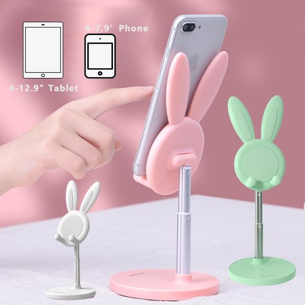 

cell phone mounts & holders cute stand, adjustable stand for desk, case friendly compatible with mobile phone/ipad/kindle/table