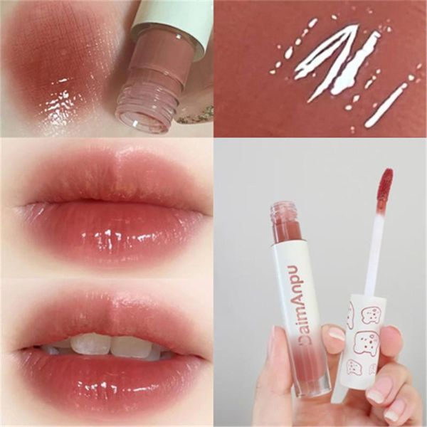 

lip gloss 6 colors liquid waterproof non-stick long lasting mirror water glaze lipstick beauty cosmetic makeup