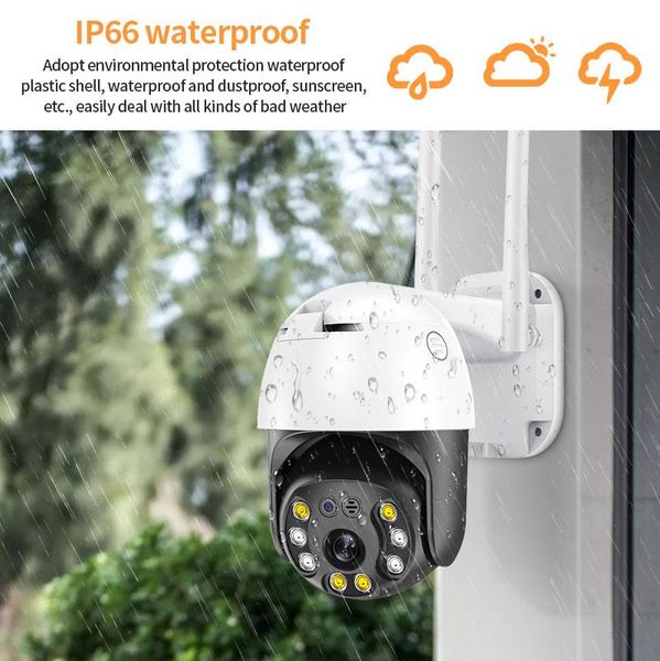 

cameras 5mp h.265 wifi outdoor 4x electronic zoom ai body detection wireless camera