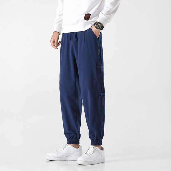 

2020 new large men's loose fitting capris, Black