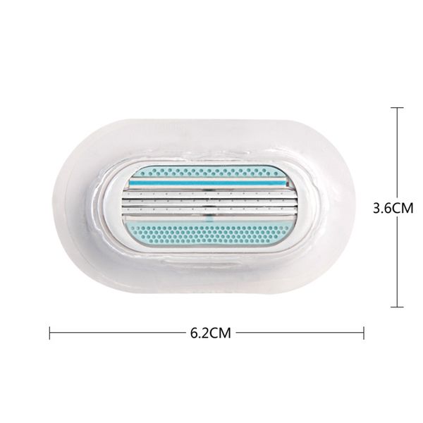 

4pcs female 3-blades shaving heads skin razor care body hair trimmer hair removal accessories