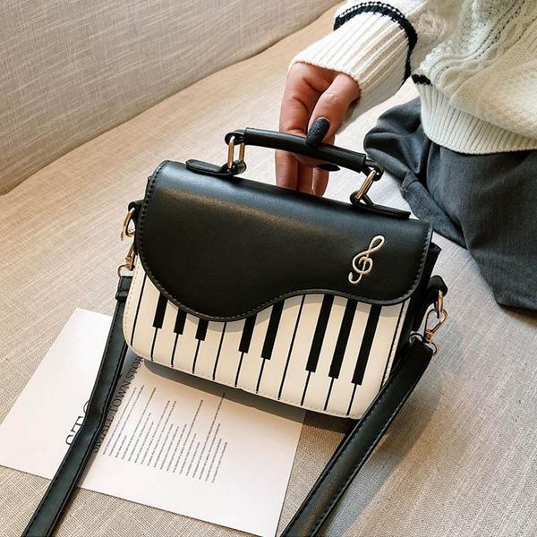 

shoulder bags color contrast small pu leather crossbody for women 2021 cute fashion handbags and purse women's totes