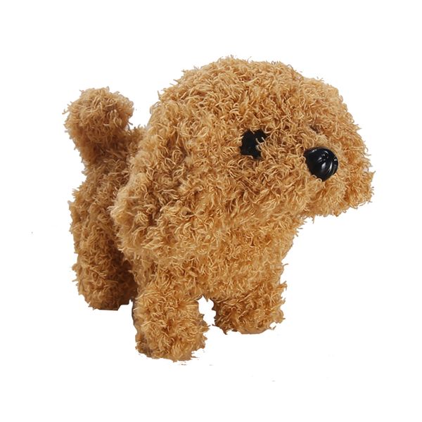 Giocattolo di peluche per cani intelligenti Robot di peluche elettrico Giocattolo per bambini con corda Per bambini Regalo di compleanno Puzzle di educazione precoce Giocattolo per bambini