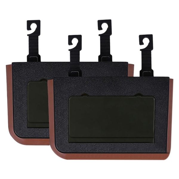 

other interior accessories 2pcs auto seat back bag multi-functional organizer trash bin can waterproof with small table