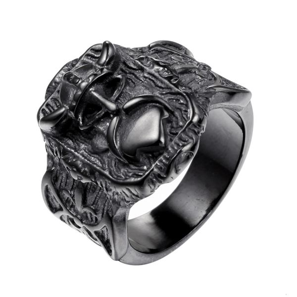 

delicate ring jewelry stainless steel thunder hammer titanium men's, Silver