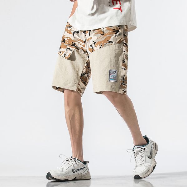 

2021 new solid male beach short men's shorts 5xl streetwear 3kne, White;black