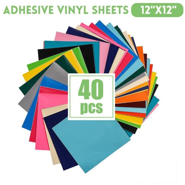 

40pcs 12"x12"/30cmx30cm permanent adhesive pvc sheet laser hologram press tshirt iron on htv film printing