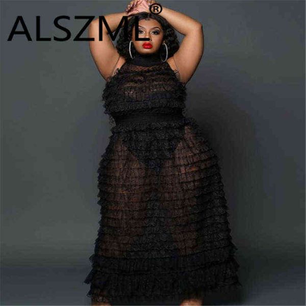 

all black o neck short sleeve bro and pants tight club party lady fashion tracksuits high street outfits 211116