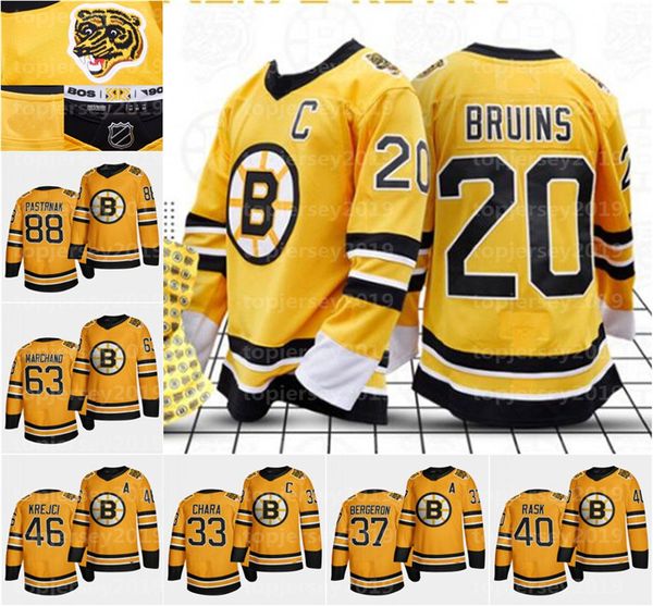 

88 david pastrnak women boston bruins 2021 reverse retro jerseys david krejc zdeno chara joakim nordstrom ray bourque rask bergeron jersey, Black