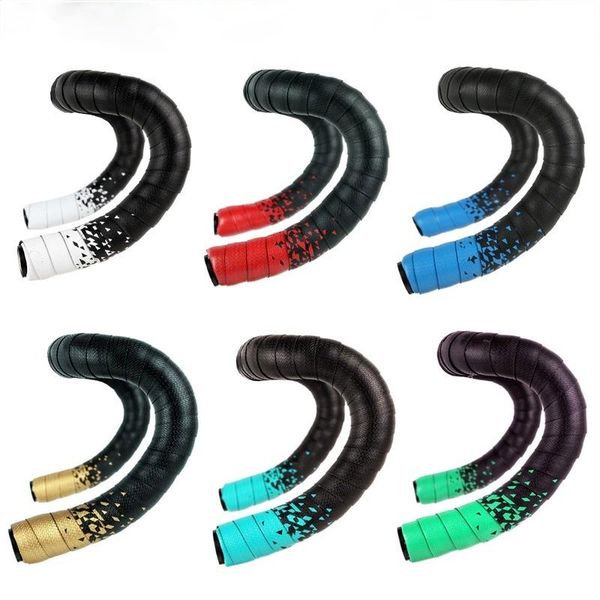 

bike handlebars &components handlebar tape road grip cycling accessories fixie gear strap pu eva wrap perforated bicycles
