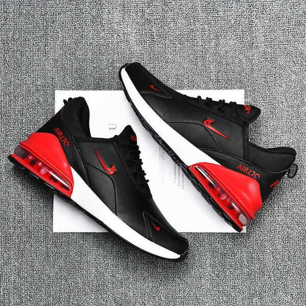 

270 leather air cushion shoes large size korean sports leisure running for men