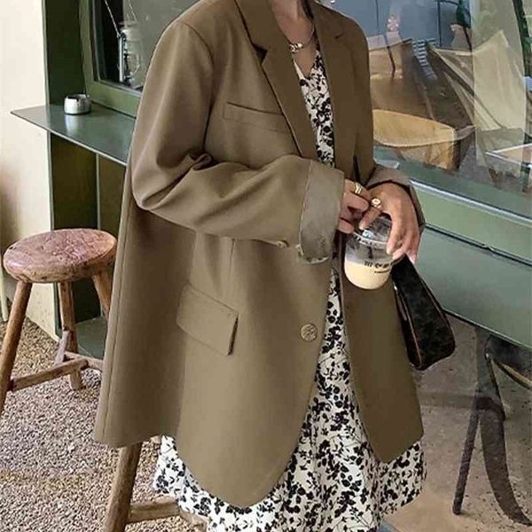 

tokyo time casual suit coat women's spring 2021 new thin small top, Black