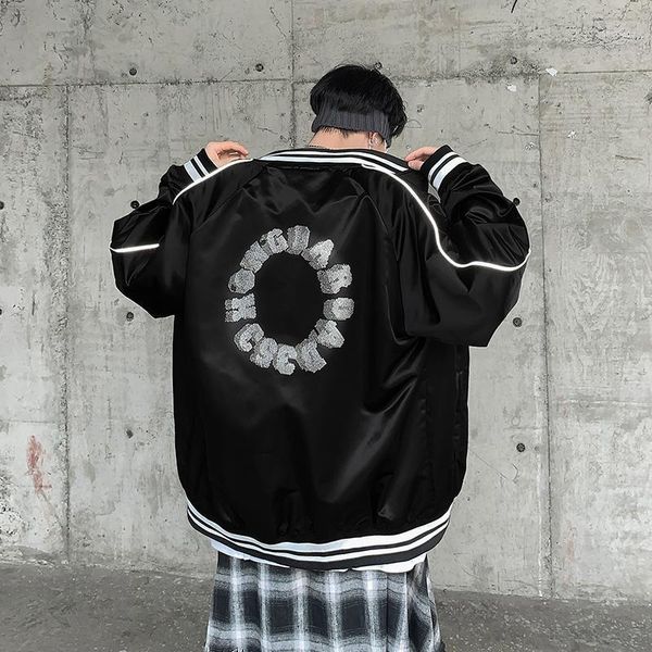 

men's jackets oversizeeearly spring french gentle wind wear light european and american thin early jacket baseball coats, Black;brown