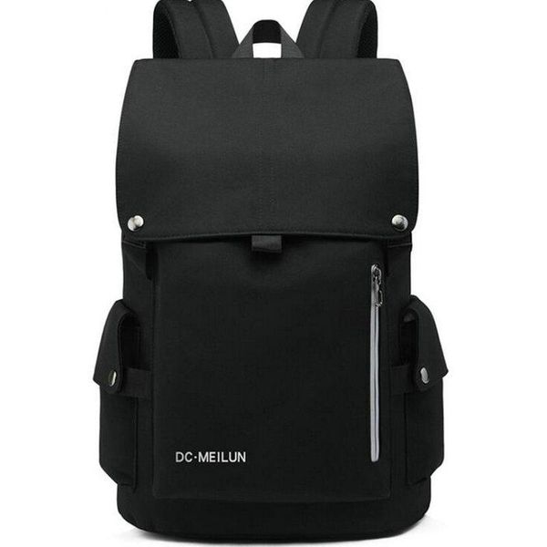 

backpack men fashion trend casual simple lapwoman student school bag outdoor travel 2021
