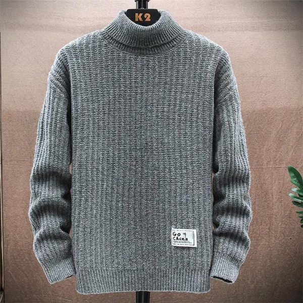 

men's sweaters sweater autumn winter casual warm turtleneck pullovers male knitted, White;black