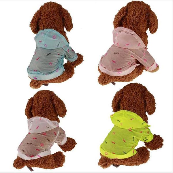 

dog apparel pet jumpsuit long sleeve thin puppy clothes sun protection clothing dot arylic fabric for small dogs pajamas poodle pug