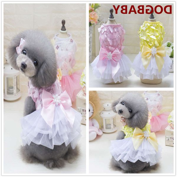 

pet clothing dog spring and summer thin pet cat butterfly flying skirt