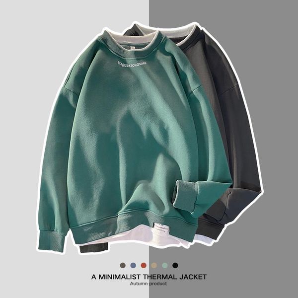 

men's hoodies & sweatshirts lism 2021 mens casual hoodie men fashion oversized o-neck hip hop harajuku streetwear male, Black