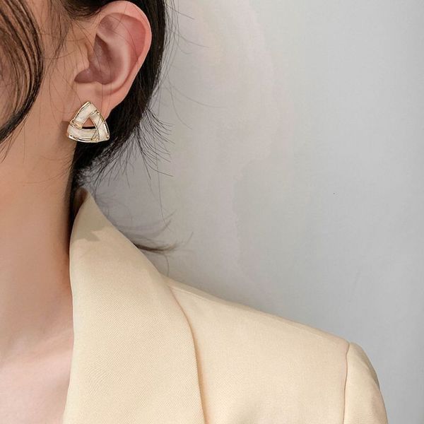 

style triangular earrings fashion simple earrings temperament