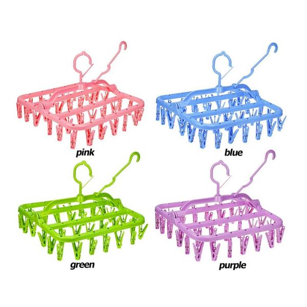 

socks clothes drying rack portable folding cloth hanger holder multifunctional drying rack holder wardrobe storage cloth hangers