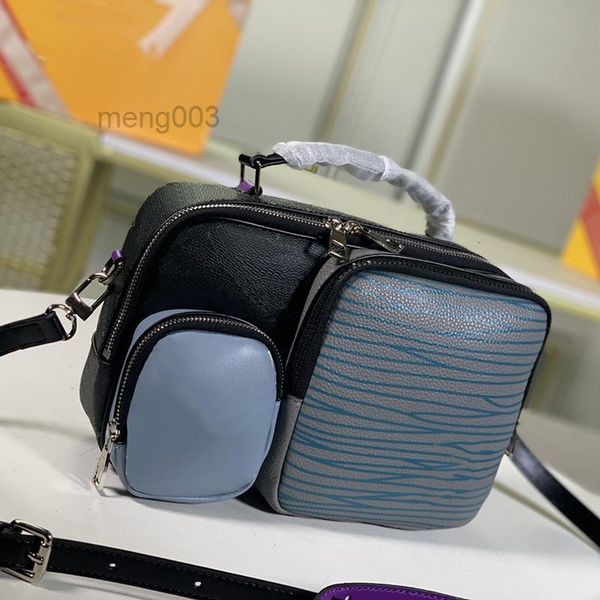 

s s bags mens utility business bag messenger bag calfskin canvas two pockets zip closure crossbody bags shoulder bags