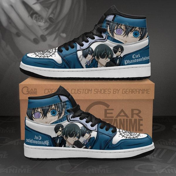 

ciel phantomhive sneakers black butler anime shoes