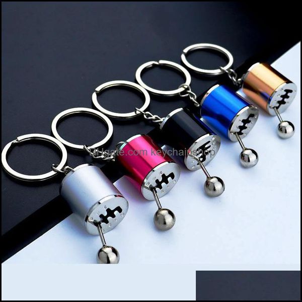 

keychains fashion accessories car modification metal key chain pendant manual can hang small gifts creative gear keychain drop delivery 2021, Silver