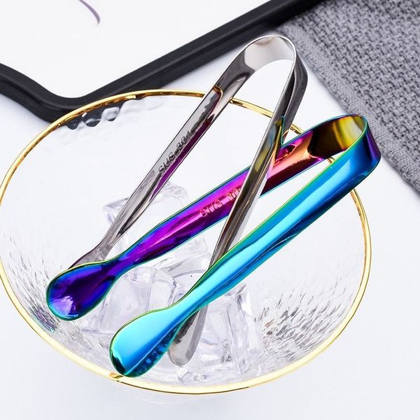 

sugar tongs ice tongs stainless steel mini serving tong appetizers tong small kitchen tongs for tea party coffee bar kitchen 134 s2