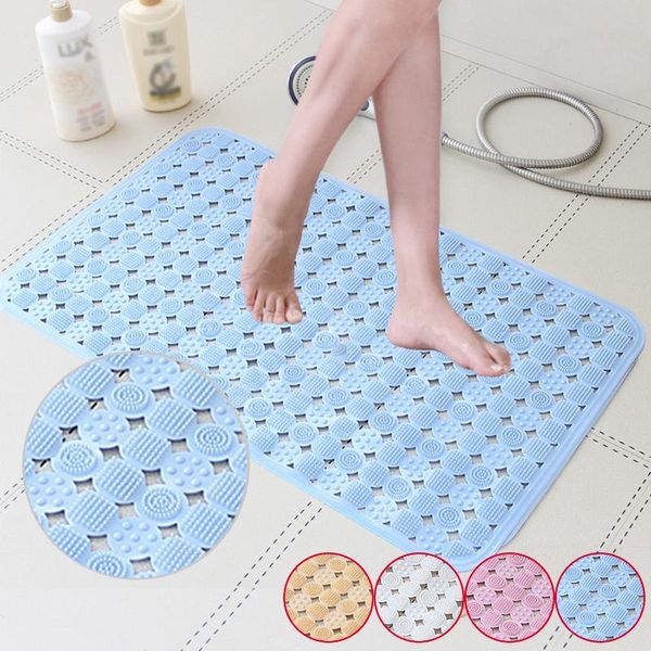 

bath mats anti slip safe bathroom mat with sucker rubber shower bathtub rug foot massage pure color odorless non-toxic floor