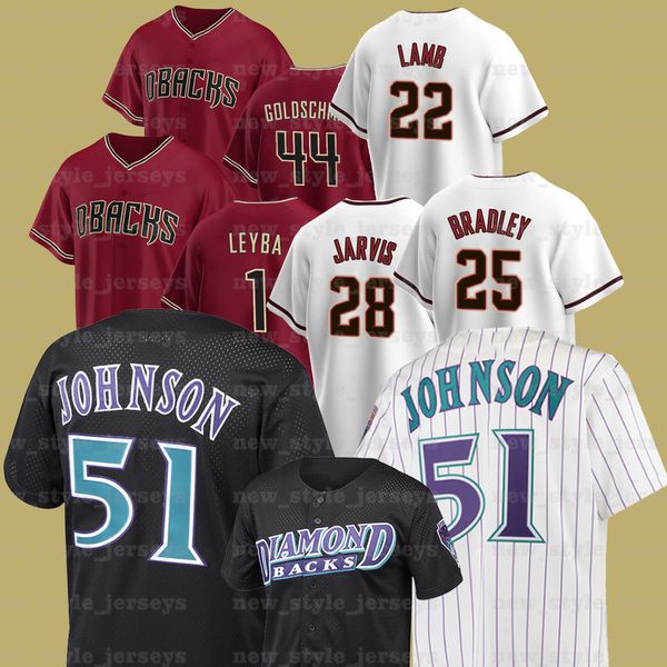 

51 randy johnson archie bradley jake lamb josh vanmeter david peralta pavin smith josh vanmeter david peralta jerseys baseball jerseys, Blue;black