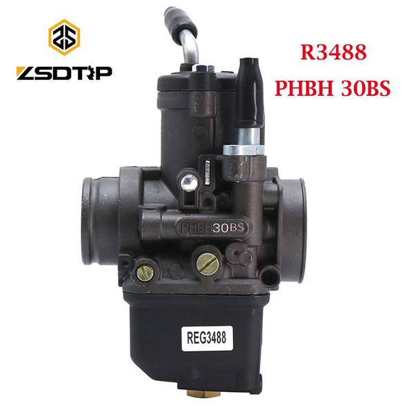

motorcycle fuel system zsdtrp 4t phbh 30bs 4t(b) r3488 dellorto carburetor 30 bs for scooter 125-300cc engine