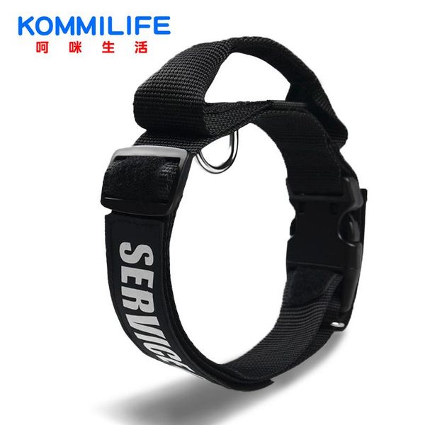 

9k nylon pet dog collar personalized explosion-proof handle collar for dogs dog necklace with custom name tag accessoires
