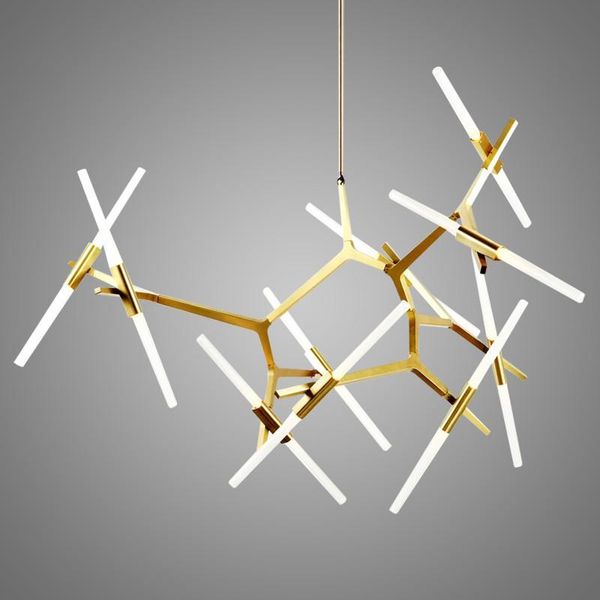 

pendant lamps 2/6/10/14/20 head post-modern nordic herringbone contemporary light living room dining