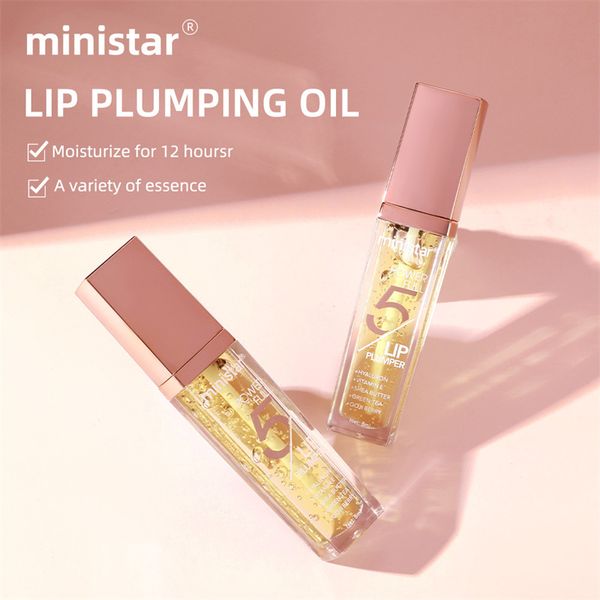 Ministar Plumper Plumper Sexy Gloss Увлажняющий Водонепроницаемая Жидкая Помада Долговечный Супер Томат Пухлый Макияж Lipgloss 8ML