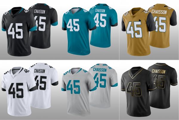 

jacksonville jaguars men k'lavon chaisson golden edition women youth jersey, Black