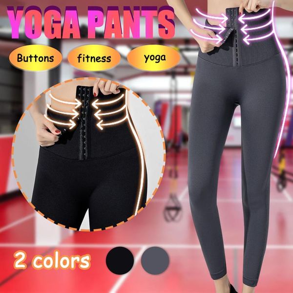 

women's leggings women sport fitness yoga pants high waist body shaping breasted elasticity pant woman trousers pantalones de mujer, Black