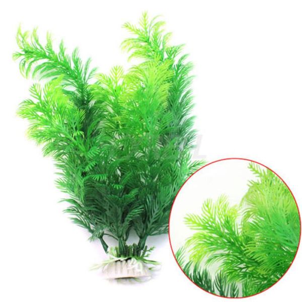 

decorations aquarium decoration fish tank non toxic easy clean simulated pet supplies 30cm home plastic solid artificial underwater grass