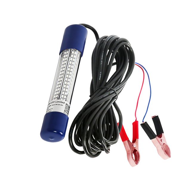 12VDC 10W LED Submersível noite luzes de pesca isca iscas com cabo 6m para o rio pesca subaquática