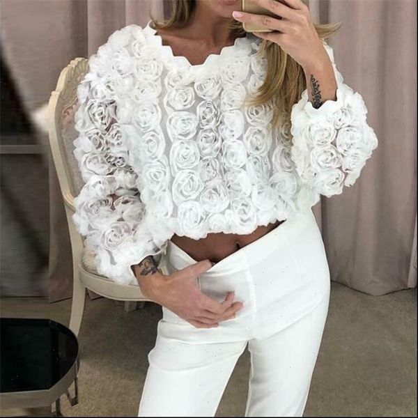 

2021 fashion female clothing lace embroidery blouse shirt korean style flower embroidered korean style white shirt