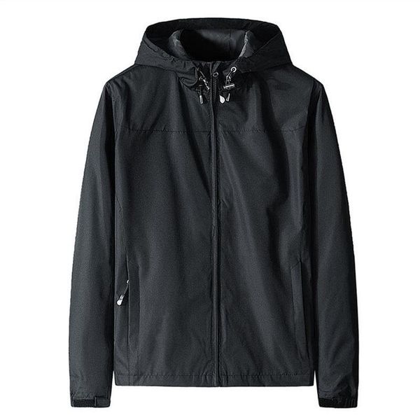 

men's jackets spring jacket travel windproof waterproof sport men thin outdoor sportswear coat hooded oversize clothing, Black;brown
