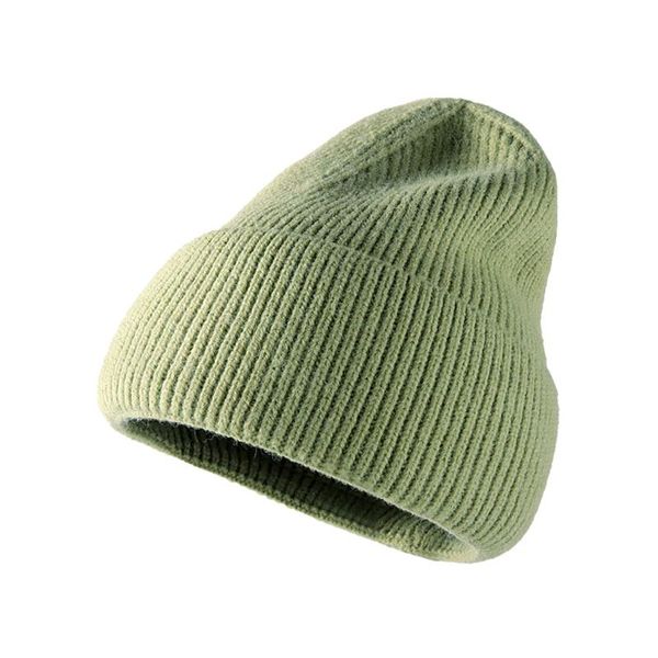 

beanies women fashion casual woolen hat solid color warm outdoor knitted bonnet autumn female cap gorros 2021