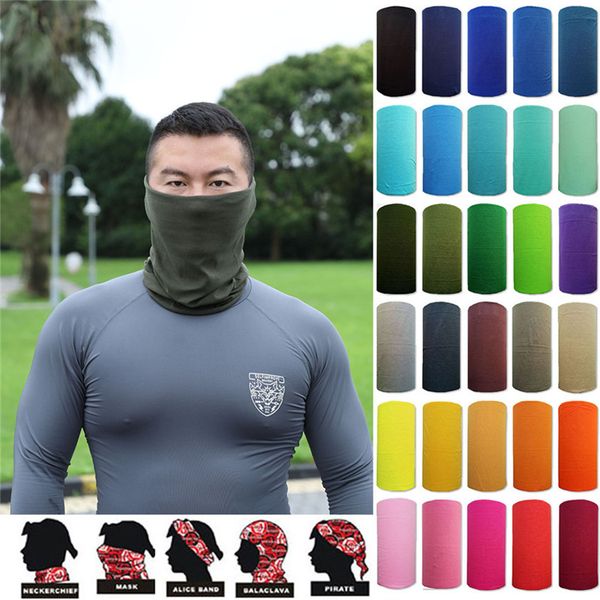 

1pcs women men ourdoor cycling hiking camping hunting running neck tube scarf bike motorcycle face mask bandana scarf, Blue;gray