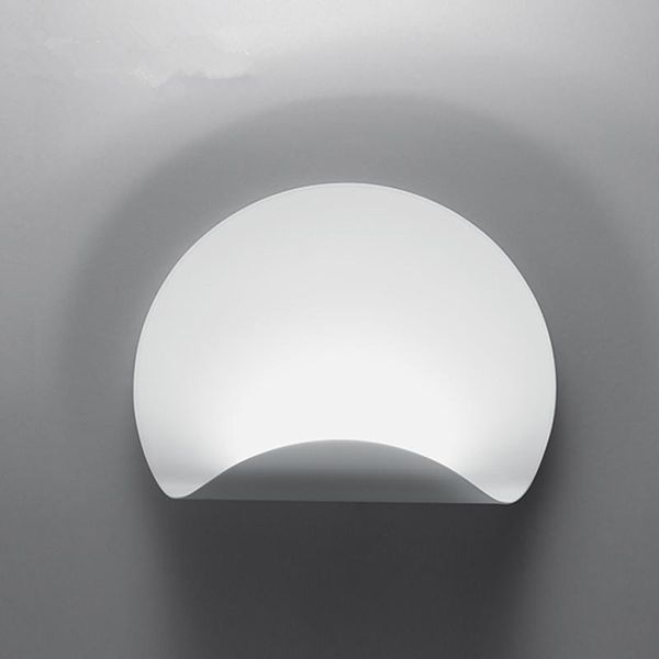 

wall lamp modern round white lamps bedside led sconces bedroom flush mount lighting bathroom kitchen fixture home