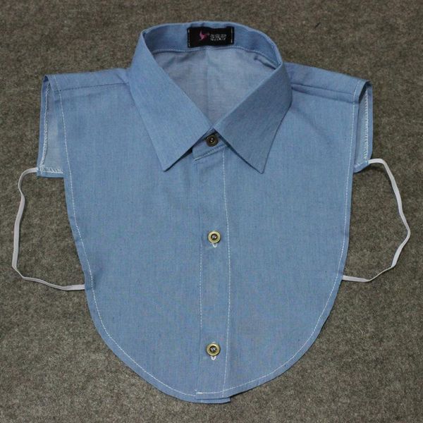 

women's blouses & shirts fashion white black nep crystal wild autumn winter sweater decorative women pure collar denim shirt fake