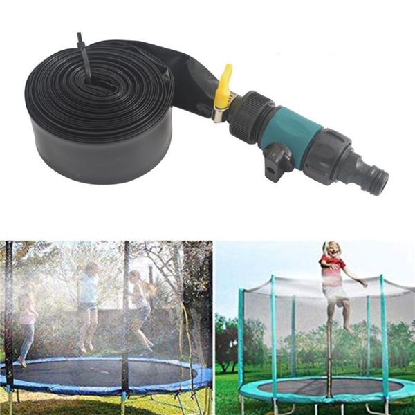 

watering equipments trampoline sprinkler pipe outdoor water play toys for boys girls waterpark summer backyard games
