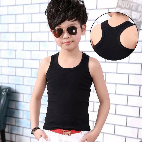 

baby boys t shirt children summer shirts candy color cotton vest clothes, Blue