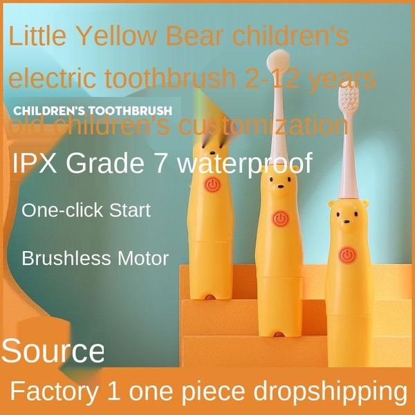

smart electric toothbrush children's baby child cartoon soft bristle oral cleaning whitening ultrasonic automatic