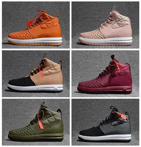 

new lf1 fashion lunar duckboot lf1 fashion duckboot men's hight boots leather waterproof sneakers mens boots shoes 36-47