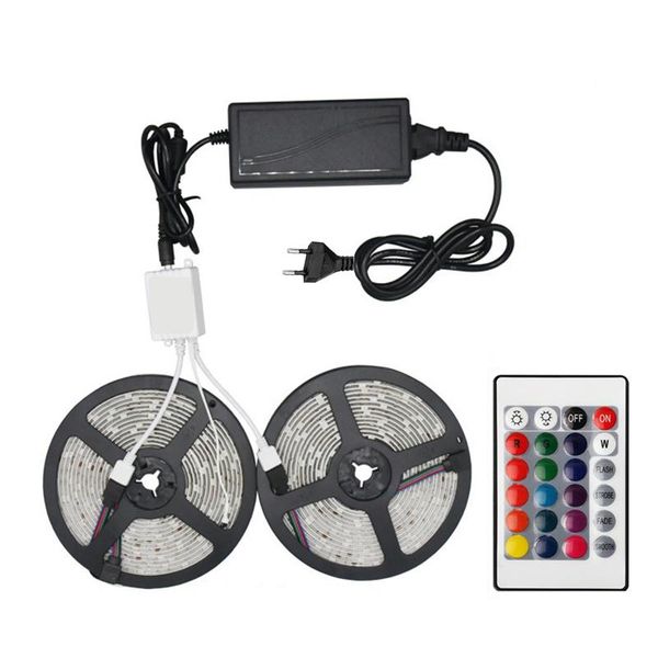 

10 metre 300 led rgb bluetooth infrared colored rope light strip kit with 24 keys ir remote controller ,eu plug